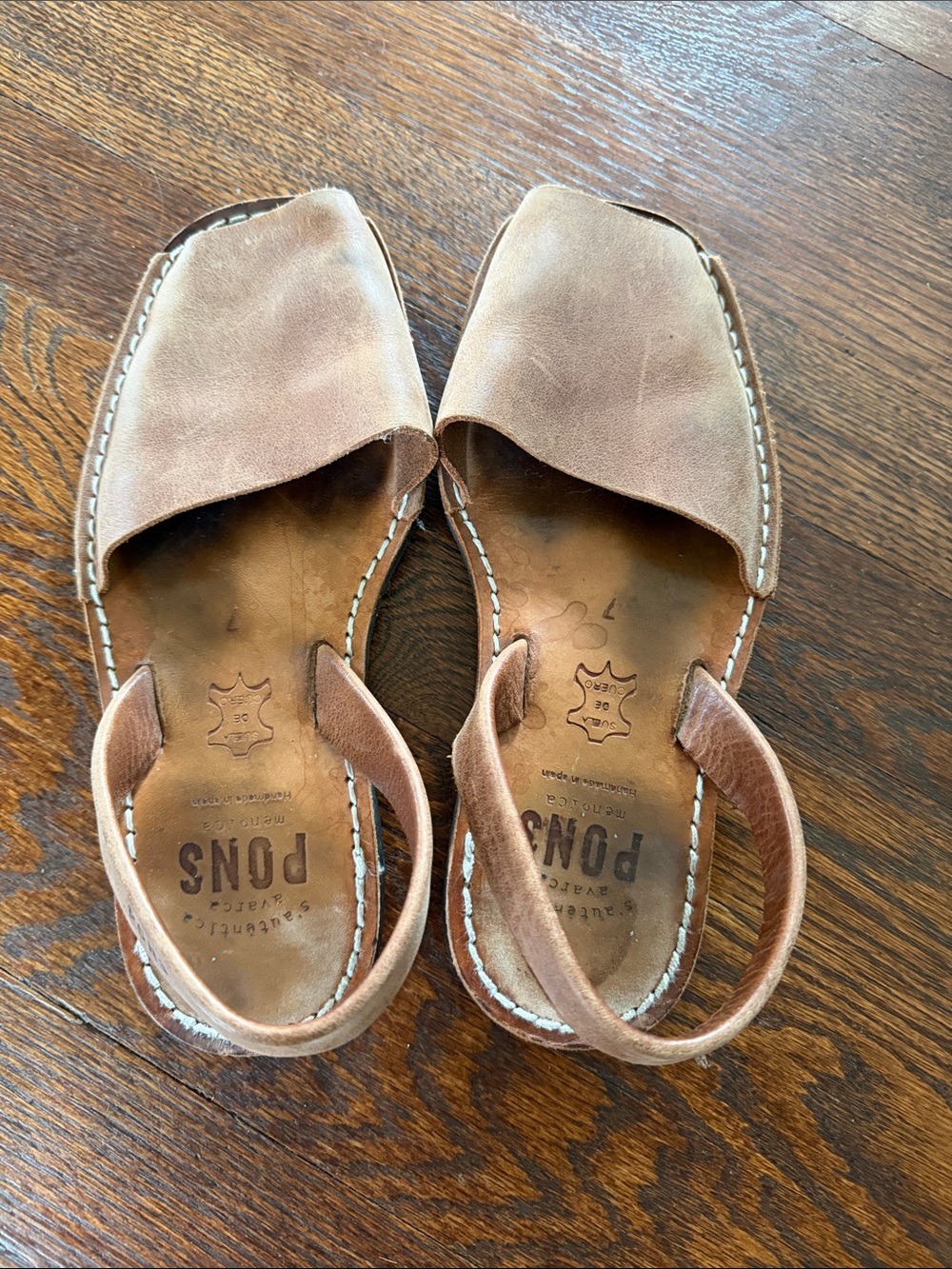 Pons Avarcas Leather Sandals